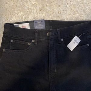 Black cigarette high rise jeans - brand new